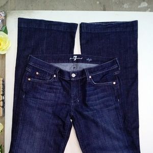 7 for all man kind dark wash dojo jeans